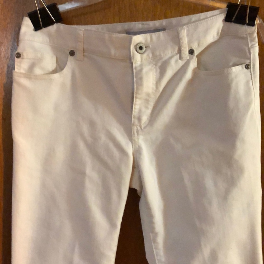 Chico’s Platinum Denim size 0.5 white jeans